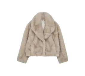 Cph Muse Plushy Jacket  peyote melange