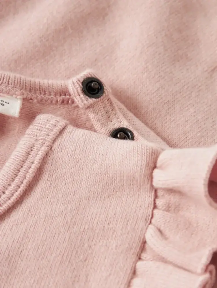 Lil' Atelier Thora Hyk LS Slim Top – Cameo Rose