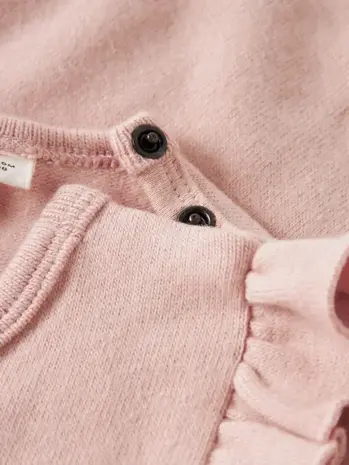 Lil' Atelier Thora Hyk LS Slim Top – Cameo Rose