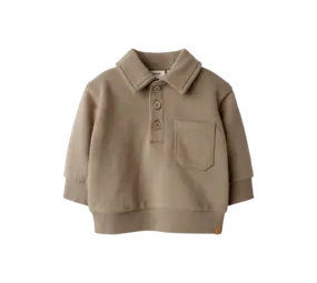 Lil' Atelier Ilondon Roa LS Loose Sweat – Sepia Tint