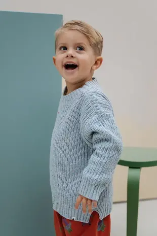 The New Chapter Jamie knitted sweater - Blue Fog The New Chapter Jamie knitted sweater - Blue Fog