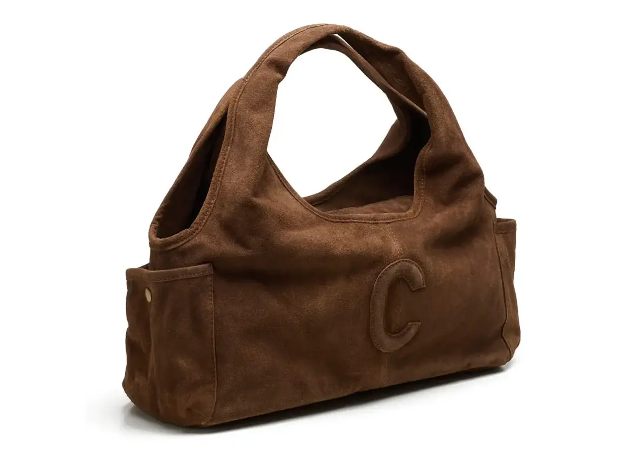 Chabo Bags Suede Sophie Mini Shopper - Cognac Chabo Bags Suede Sophie Mini Shopper - Cognac