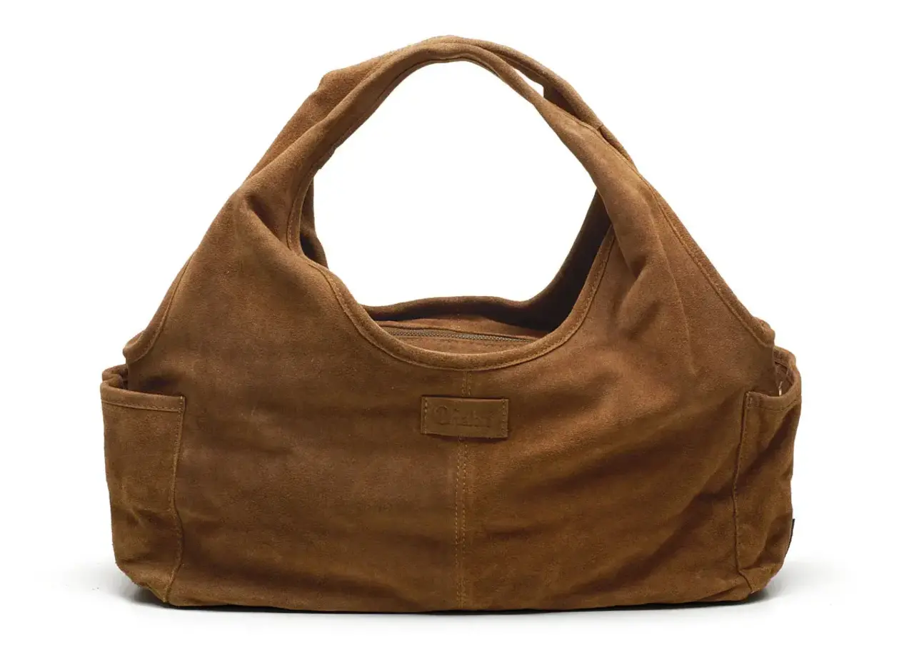 Chabo Bags Suede Sophie Mini Shopper - Light Cognac Chabo Bags Suede Sophie Mini Shopper - Light Cognac