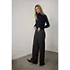 Corel Amsterdam Lior wide pants stripe Beccaria - Midnight Blue Corel Amsterdam Lior wide pants stripe Beccaria - Midnight Blue