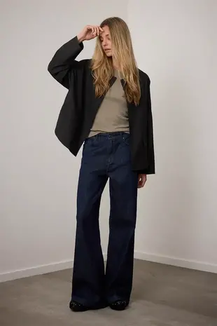 Corel Amsterdam Elin wide leg 5- pocket jeans - Blue Ocean Corel Amsterdam Elin wide leg 5- pocket jeans - Blue Ocean