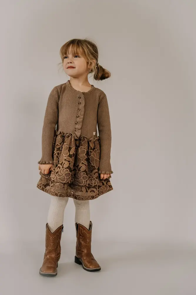 Baje Studio Dress Marieze brown cacao Baje Studio Dress Marieze brown cacao