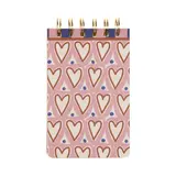 A Dopo Hearts Twin Wire Notepad A Dopo Hearts Twin Wire Notepad