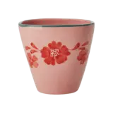 Rice Ceramic Oval Cup - FLOWER Vine Orange (300 ml) Rice Ceramic Oval Cup - FLOWER Vine Orange (300 ml)