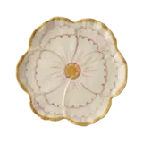 Rice Ceramic Flower Shaped Side Plate - Yellow Rice Ceramic Flower Shaped Side Plate - Yellow