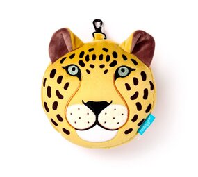 Relaxeazzz Luipaard Rond Reiskussen & Slaapmasker