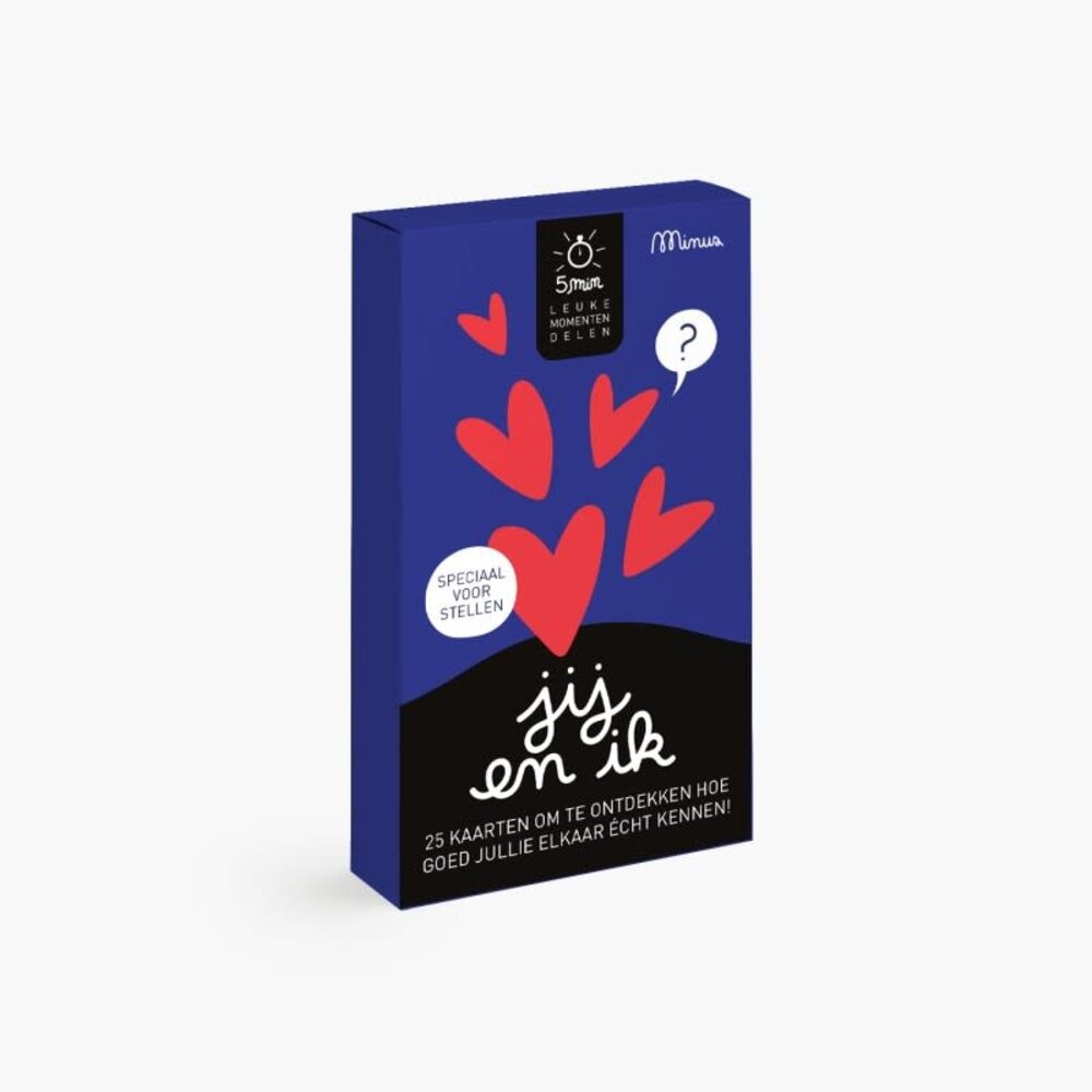 Minus Editions JIJ EN IK 5 min leuke momenten delen
