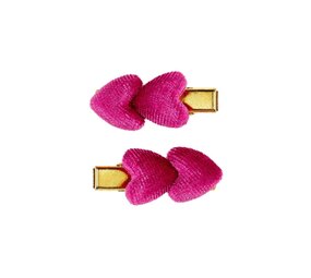 Souza Haar Clips Jutta fuchsia hart