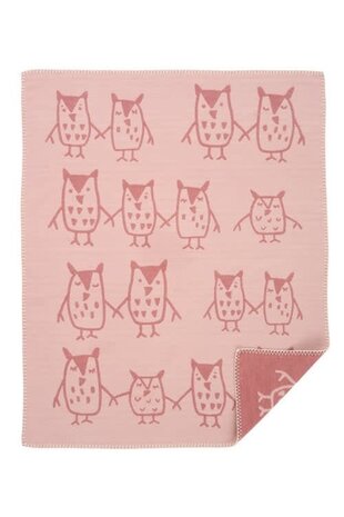 Klippan Wiegdeken Hand in Hand  rose brown