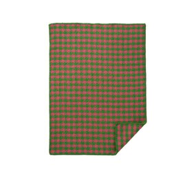 Klippan Wiegdeken Dogtooth green/pink Klippan Wiegdeken Dogtooth green/pink