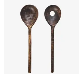 Madam Stoltz Wooden salad set