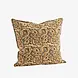 Madam Stoltz Printed cushion - Beige, tomato, hemp, green Madam Stoltz Printed cushion - Beige, tomato, hemp, green
