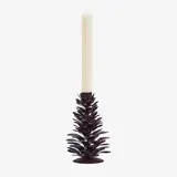 Madam Stoltz Iron pinecone candle holder
