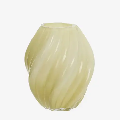 Madam Stoltz Glass vase - Honey Madam Stoltz Glass vase - Honey