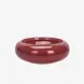 Madam Stoltz Glass bowl - Maroon Madam Stoltz Glass bowl - Maroon