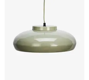 Madam Stoltz Enamel ceiling lamp - Sage