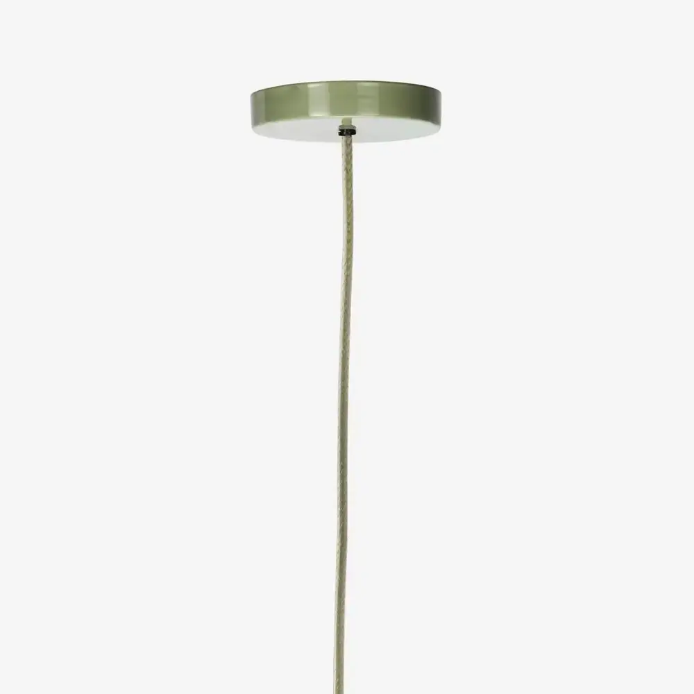 Madam Stoltz Enamel ceiling lamp - Sage