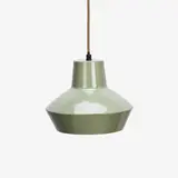 Madam Stoltz Enamel ceiling lamp - Light Green