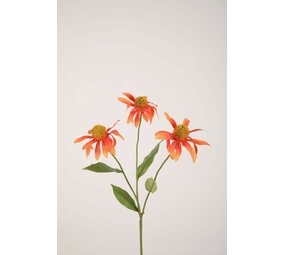 Echinacea Spray Geel/Oranje 67cm