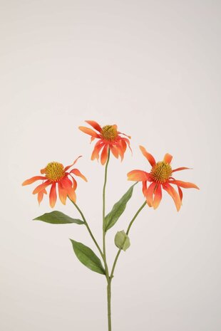 Echinacea Spray Geel/Oranje 67cm
