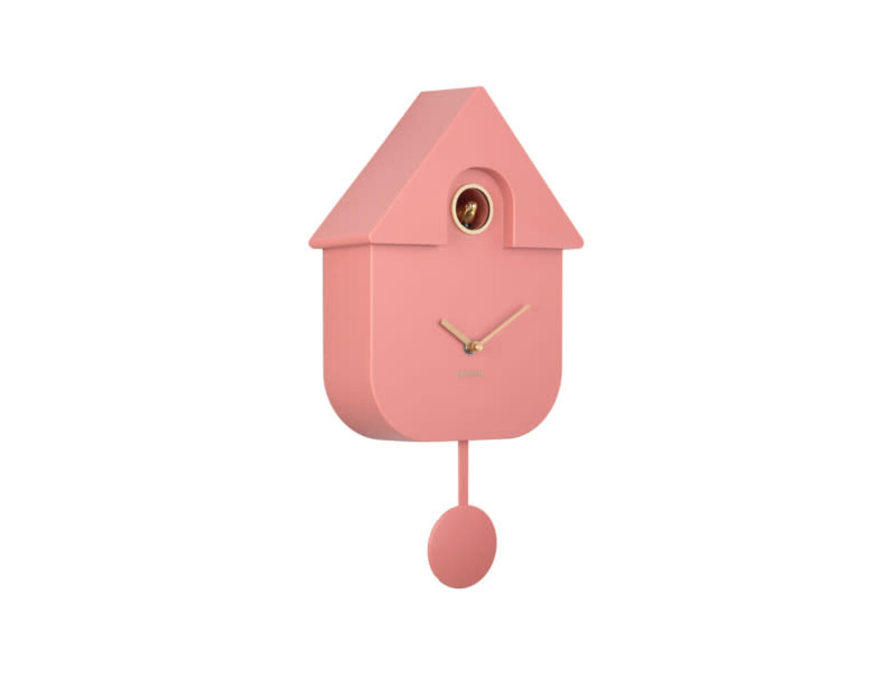Karlsson Wall Clock Modern Cuckoo Oro - Rose Tan