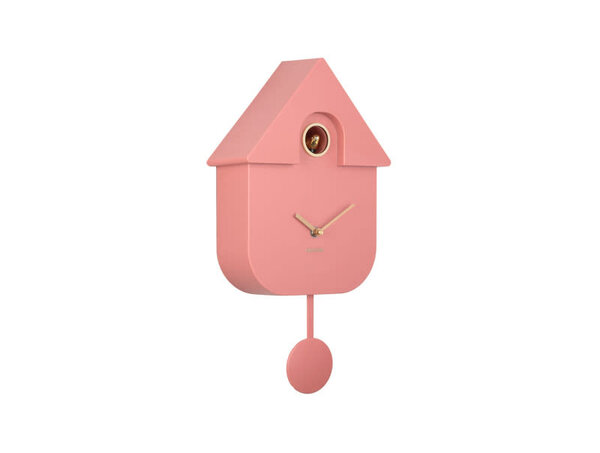 Karlsson Wall Clock Modern Cuckoo Oro - Rose Tan