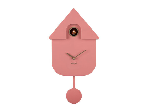 Karlsson Wall Clock Modern Cuckoo Oro - Rose Tan