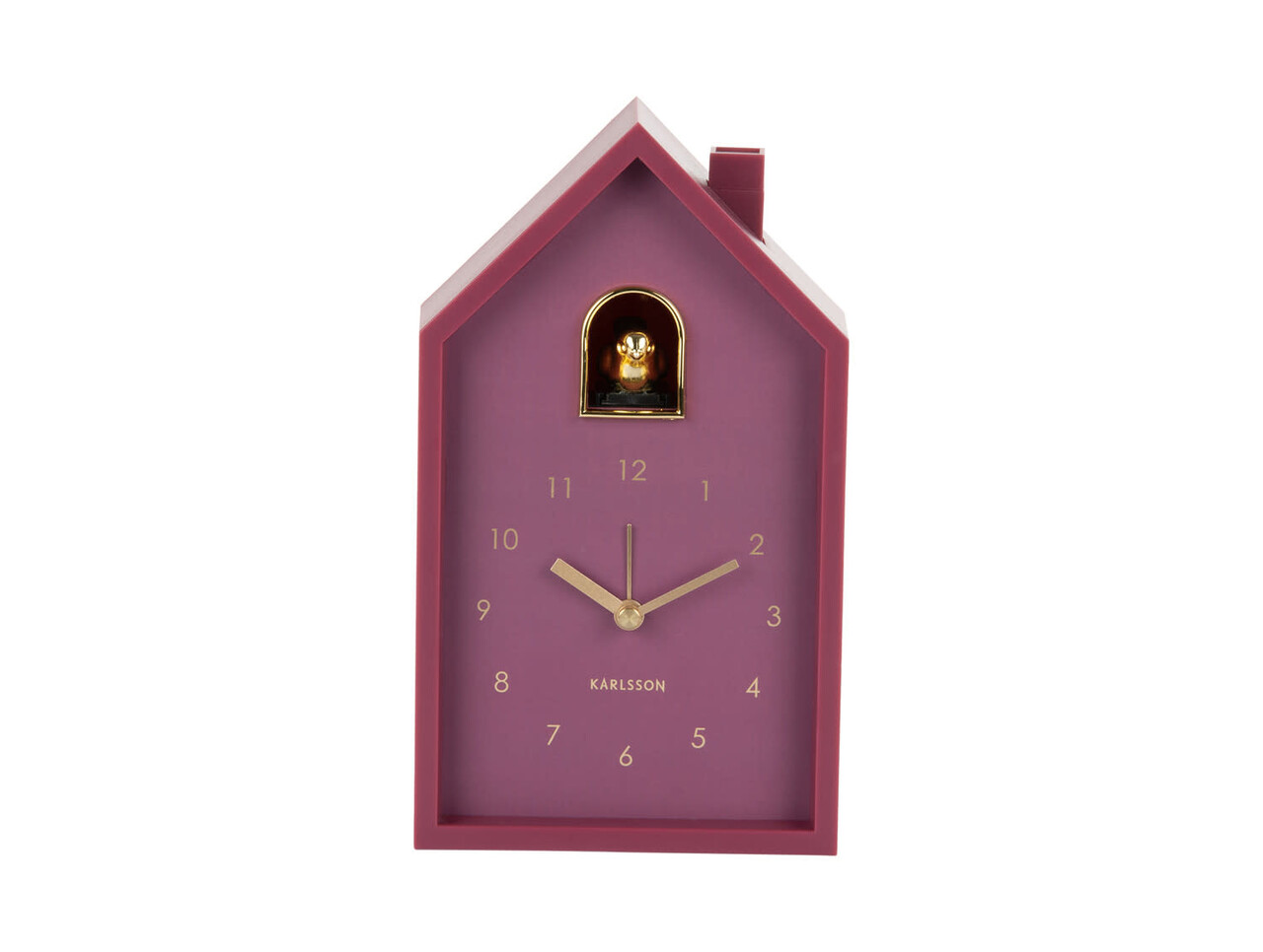 Karlsson Alarm clock Modern Cuckoo Oro - Dark Mauve