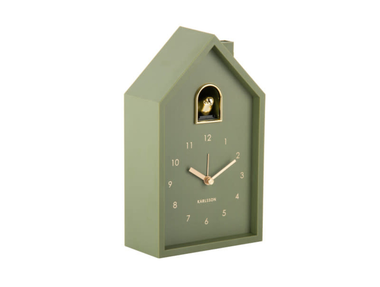 Karlsson Alarm clock Modern Cuckoo Oro - Luxury green