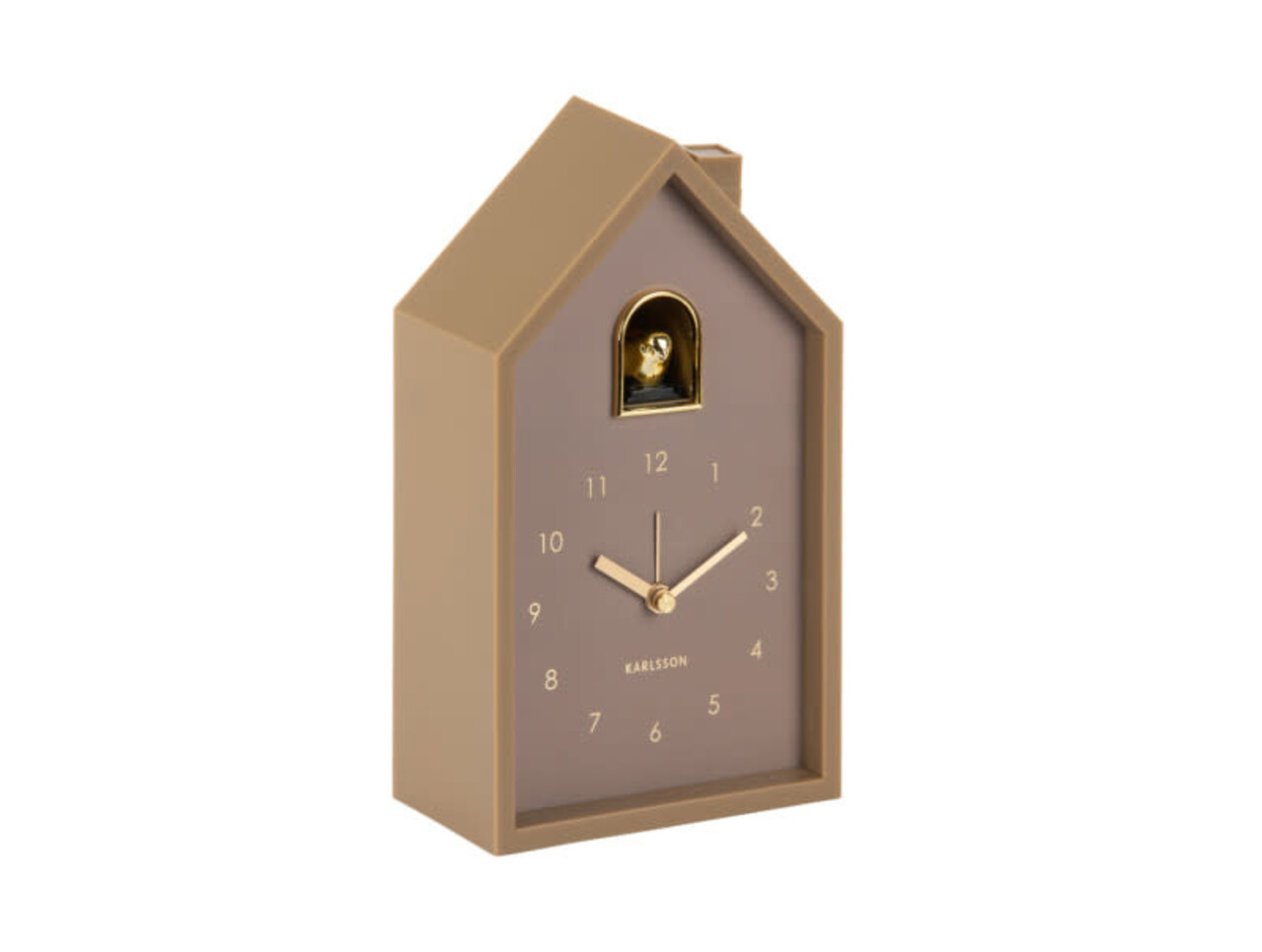 Karlsson Alarm Clock Modern Cuckoo Oro - Mocha Brown Karlsson Alarm Clock Modern Cuckoo Oro - Mocha Brown