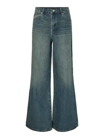 Y.A.S Siva HMW Wide Jeans – Medium Blue Denim Y.A.S Siva HMW Wide Jeans – Medium Blue Denim