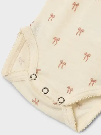 Lil' Atelier Nalu LS WO/MO Slim Body - Turtledove Melange