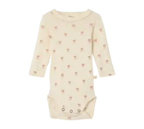 Lil' Atelier Nalu LS WO/MO Slim Body - Turtledove Melange Lil' Atelier Nalu LS WO/MO Slim Body - Turtledove Melange