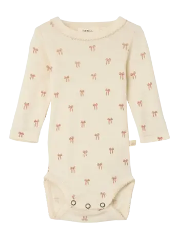 Lil' Atelier Nalu LS WO/MO Slim Body - Turtledove Melange