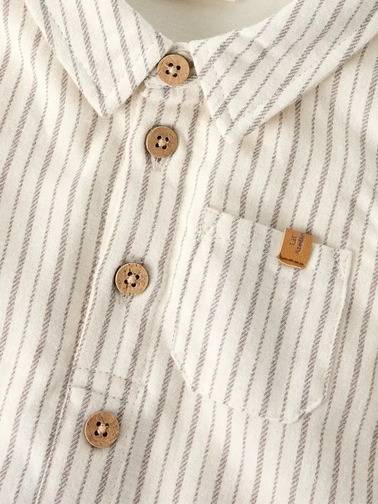 Lil' Atelier Felixo LS Body Shirt - Turtledove Sepia Tint