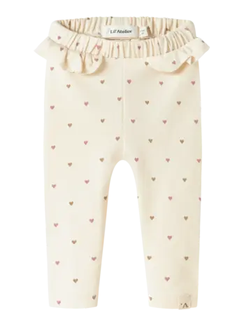 Lil' Atelier Lalo Tai Slim Legging - Turtledove Heart Lil' Atelier Lalo Tai Slim Legging - Turtledove Heart