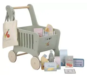 Little Dutch Houten winkelwagen