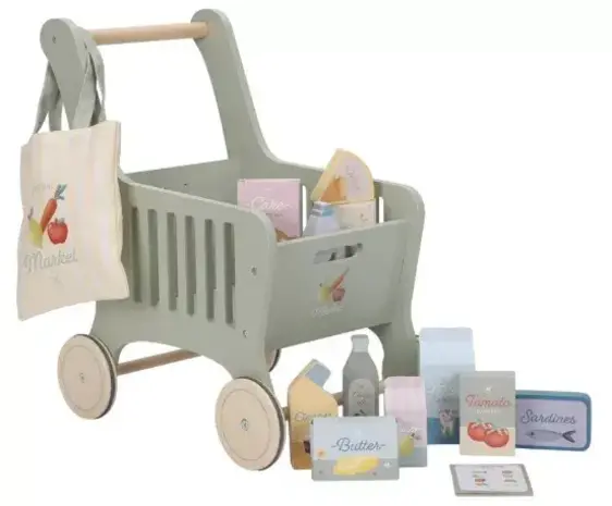 Little Dutch Houten winkelwagen