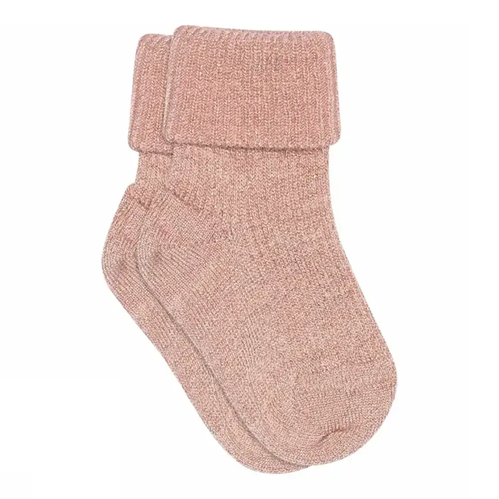MP Denmark Ida glitter socks - Silver Pink