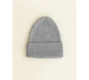 Hvid Beanie Fonzie KIDS - Grey Melange Hvid Beanie Fonzie KIDS - Grey Melange