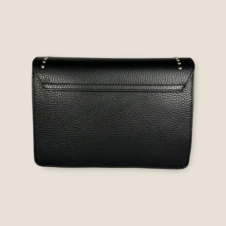 Fique the Label Alex Studs Bag - Black Leather