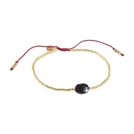 A Beautiful Story Secret Garnet Bracelet