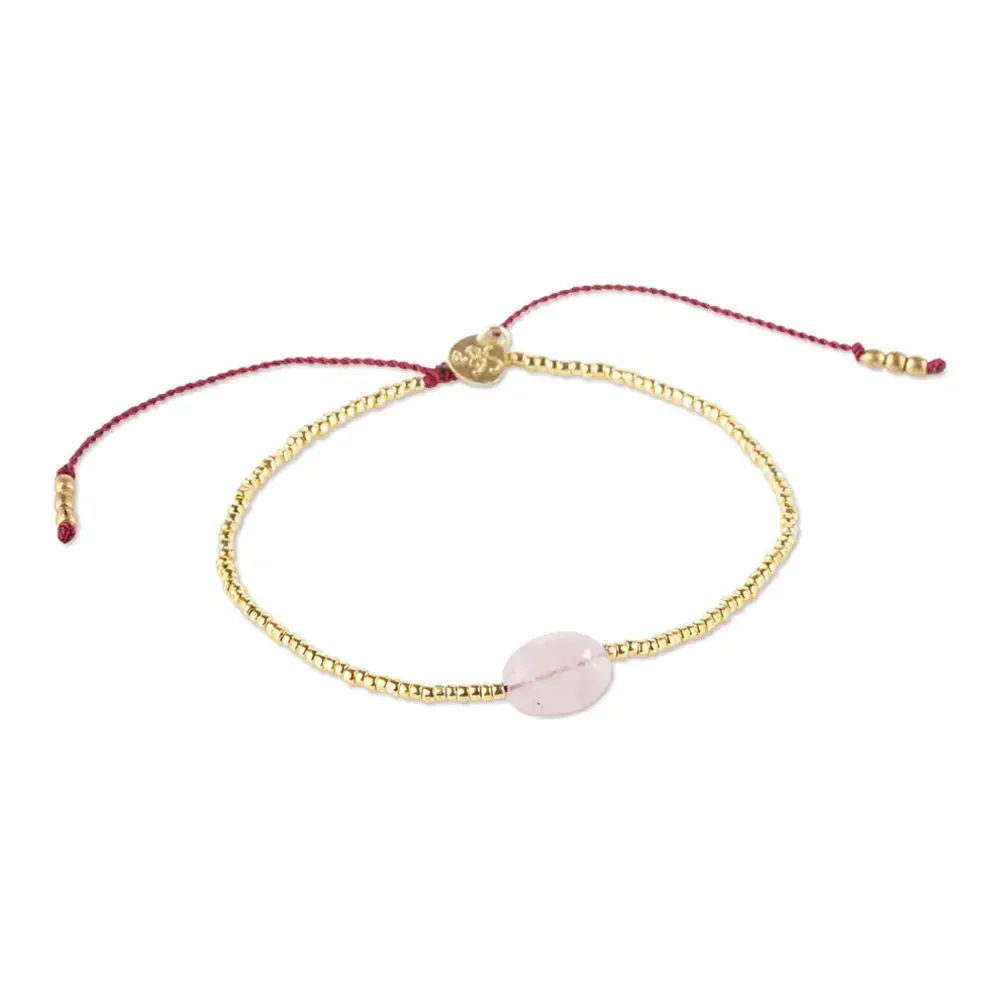 A Beautiful Story Secret Rose Quartz Bracelet