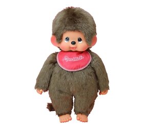 Monchhichi Jongen met Slab Rood - 45cm