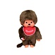 Monchhichi Monchhichi- Jongen met Slab Rood - 20cm