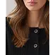 Summum Woman Cardigan Cozy melange knit – Black Summum Woman Cardigan Cozy melange knit – Black